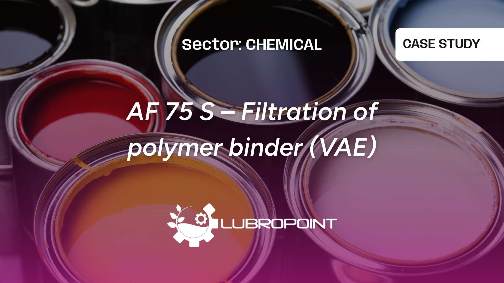 EN filtration of polymer binder VAE 3